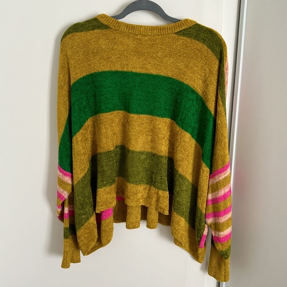 Free People oversized chenille sweater - Picture 2 of 9